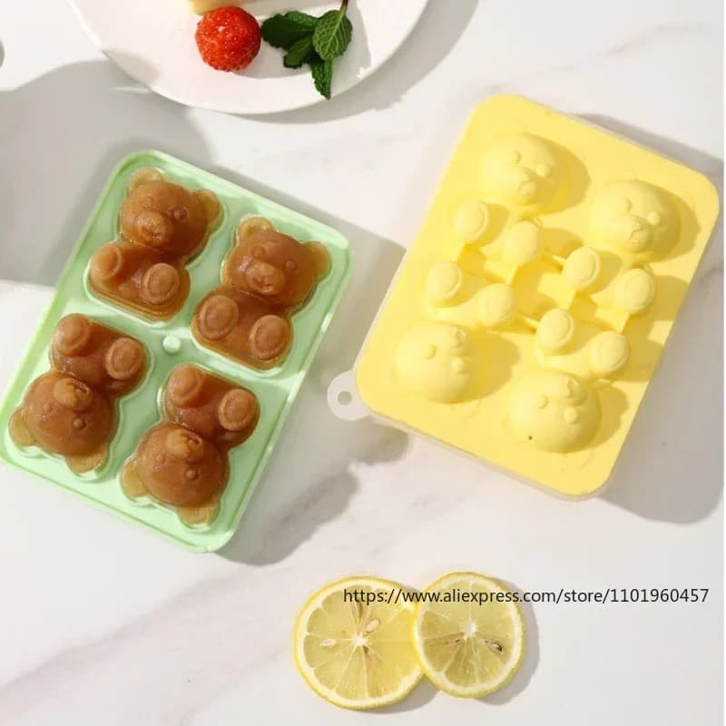 Huni ile Ayı Buz Bloğu Kalıbı