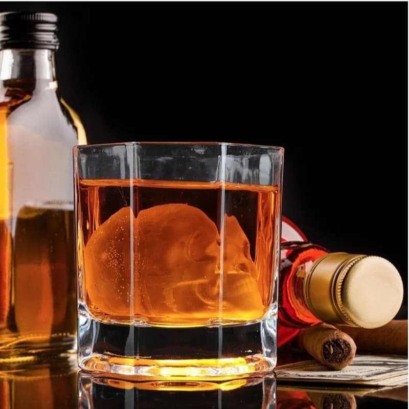 3D Kafatası Buz Topu Kalıbı