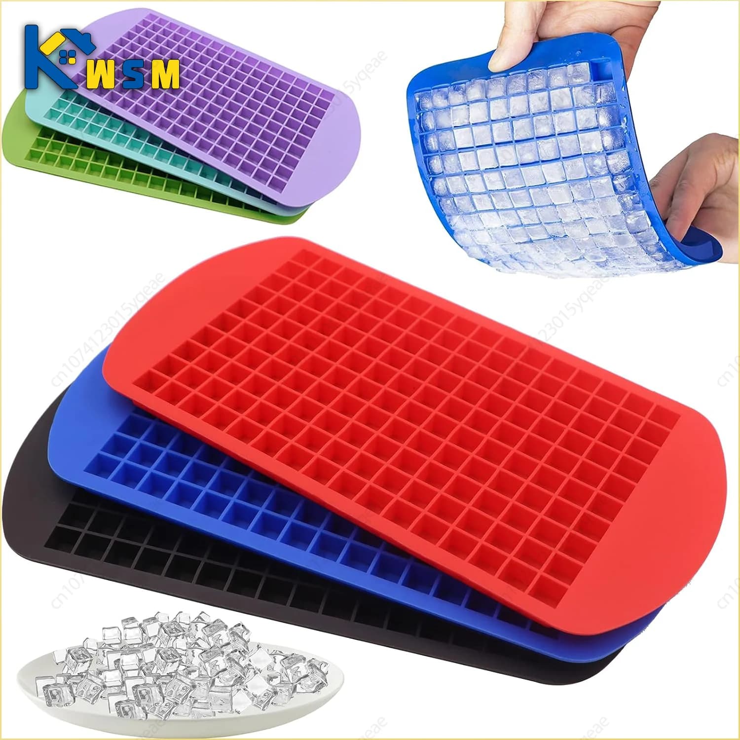 160 Gözlü Mini Buz Küpü Kalıbı