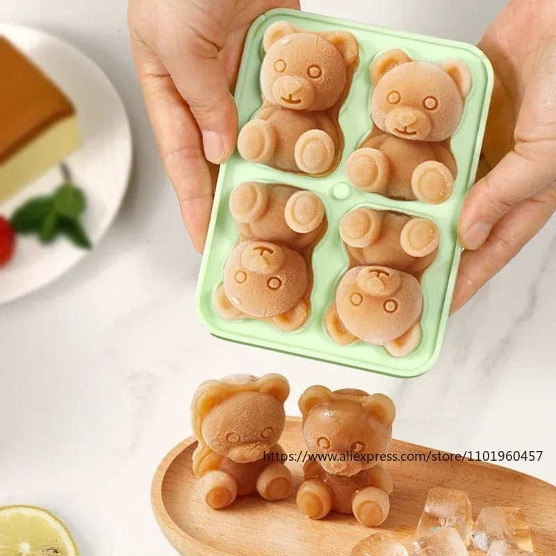 Huni ile Ayı Buz Bloğu Kalıbı